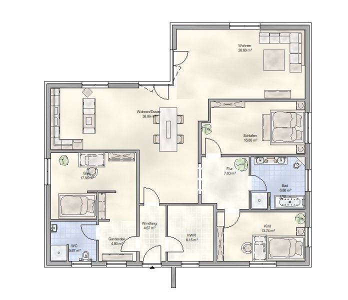 Bungalow Kandinsky - MHEL Massivhaus GmbH
